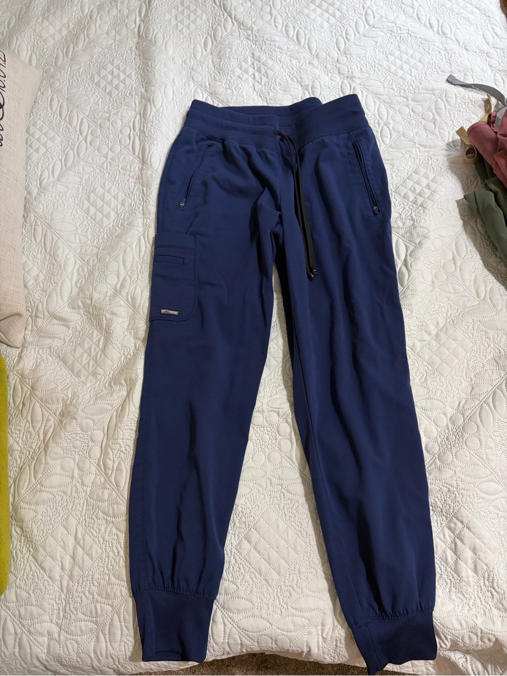 Grey's Anatomy by Barco Spandex STRETCH Eden 5-Pocket Cargo Jogger Scrub Pants